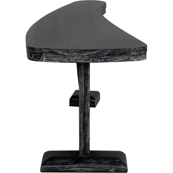 Zigmund Desk or Unique Curved Shape Console Table - LOOMLAN