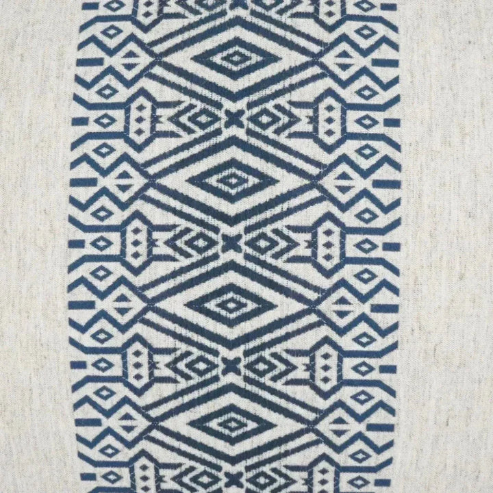 Zinga Indigo Band Navy Large Throw Pillow Insert - LOOMLAN - D.V. Kap - Throw Pillows