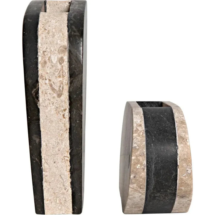 Zola Vase, Set of 2 - LOOMLAN - Noir - Vases & Jars