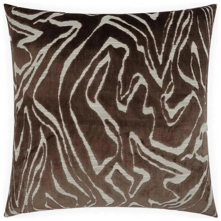 Zuniga Chocolate Brown Throw Pillow Insert - LOOMLAN - D.V. Kap - Throw Pillows