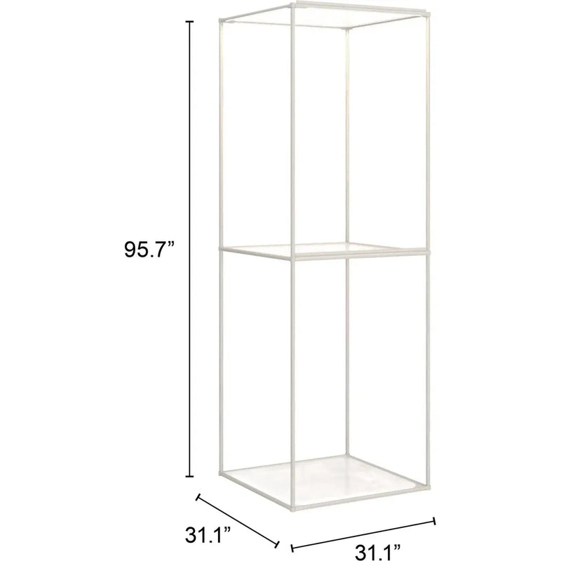 Zuo Light Gray Chair Display-Wall Shelves & Ledgers-Zuo Modern-LOOMLAN