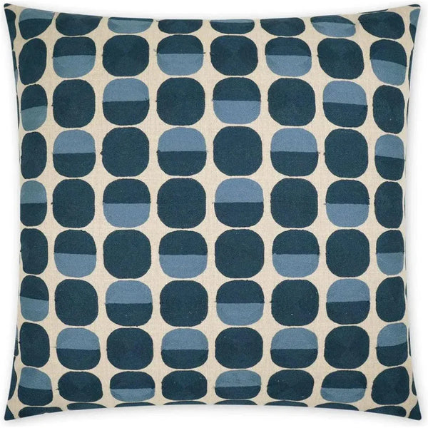 Zuri Prussian Blue Large Throw Pillow Insert - LOOMLAN - D.V. Kap - Throw Pillows