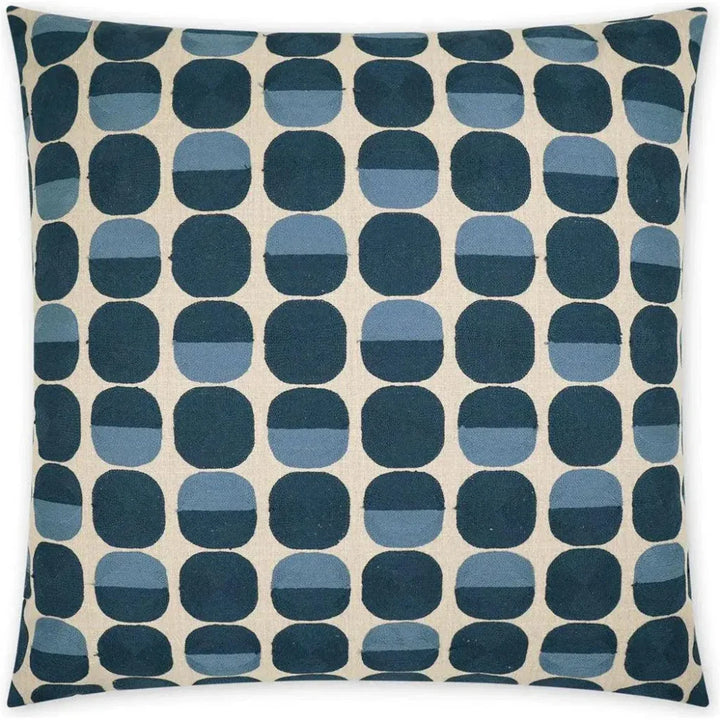 Zuri Prussian Blue Large Throw Pillow Insert - LOOMLAN - D.V. Kap - Throw Pillows