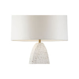 Kai White Stone Base Table Lamp