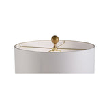 Olivia Ceramic Made With Gold Base Table Lamp