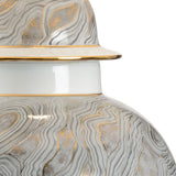 Marbleized Porcelain Table Lamp