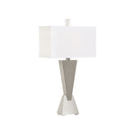 Sterling Triangular Polished Nickel Table Lamp