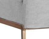 Gesa Fabric Upholstered Counter Stool