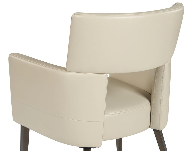 Amerie Leather Upholstered Dining Armchair