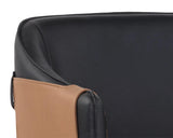 Carter Leather Upholstered Dining Armchair