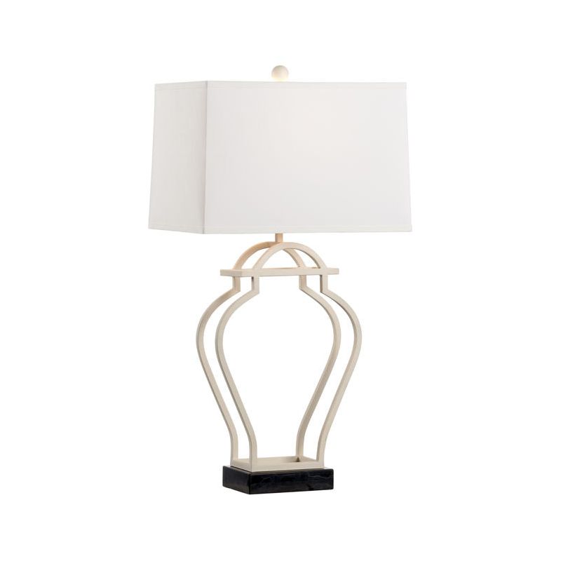 Nanjing Cream Painted Iron Table Lamp