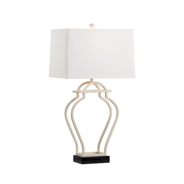 Nanjing Cream Painted Iron Table Lamp