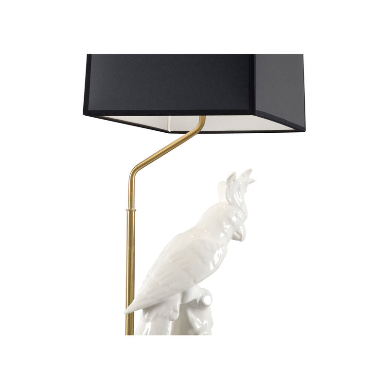 Hope Parrot Design Ceramic Table Lamp