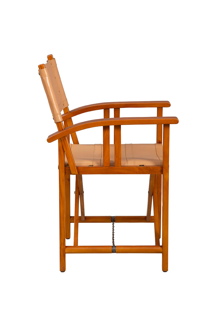 Balago Leather Upholstered Folding Chair