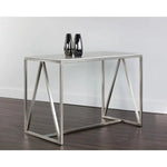 Abel Marble Rectangular Counter Table - LOOMLAN - Counter Tables