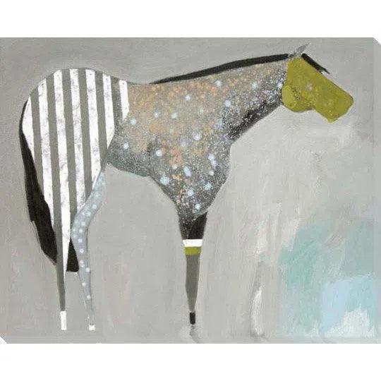 Abstract Zebra Horse Canvas Art Indoor Outdoor Decor - LOOMLAN - Canvas Art