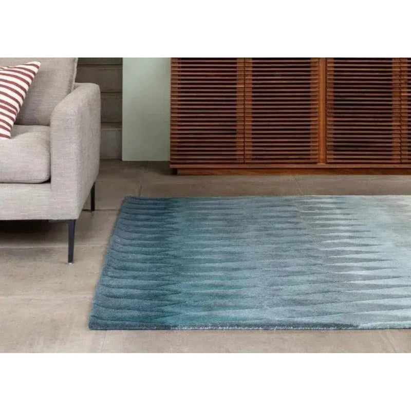 Acacia Blue Ombre Handmade Wool Rug Design - LOOMLAN - Linie Design - Area Rugs