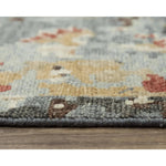 Acra Border Dark Gray Large Area Rugs For Living Room - LOOMLAN - LOOMLAN - Area Rugs