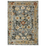 Acra Border Dark Gray Large Area Rugs For Living Room - LOOMLAN - LOOMLAN - Area Rugs