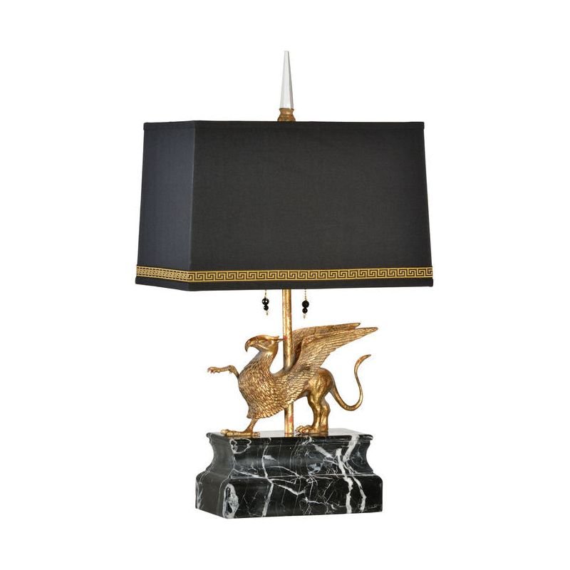 Acropolis Antique Gold Finish Table Lamp - LOOMLAN - Wildwood - Table Lamps