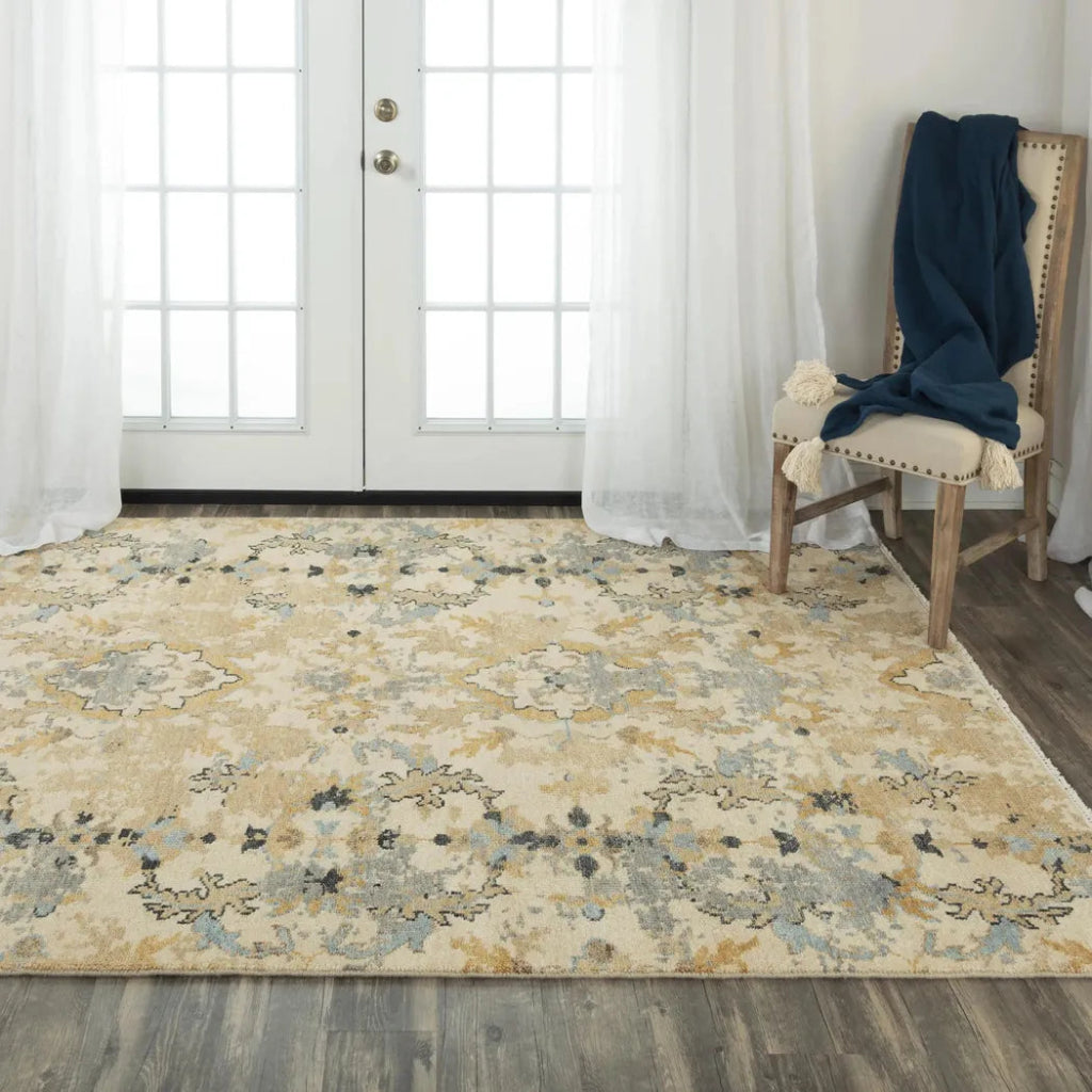 Adda Beige Large Area Rugs For Living Room - LOOMLAN - Area Rugs