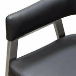 Adele Leather Modern Dining Chair 2PC - LOOMLAN - Diamond Sofa - Dining Chairs