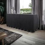 Adelia Black Sideboard Solid Wood - LOOMLAN - Artesia - Sideboards