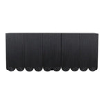 Adelia Black Sideboard Solid Wood - LOOMLAN - Artesia - Sideboards