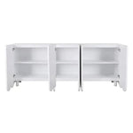 Adelia White Sideboard Solid Wood - LOOMLAN - Artesia - Sideboards