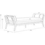 Adelina Daybed Modern with Performance - LOOMLAN - SUNPAN - Sofas & Loveseats