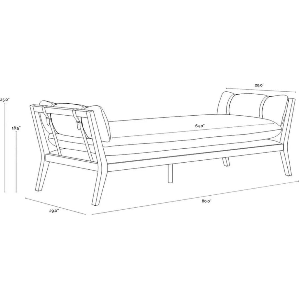 Adelina Daybed Modern with Performance - LOOMLAN - SUNPAN - Sofas & Loveseats