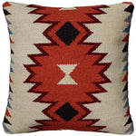 Adil Western Red Throw Pillow Down Insert - LOOMLAN - LOOMLAN - Throw Pillows