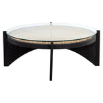 Adora Wooden Round Coffee Table - LOOMLAN - SUNPAN - Coffee Tables