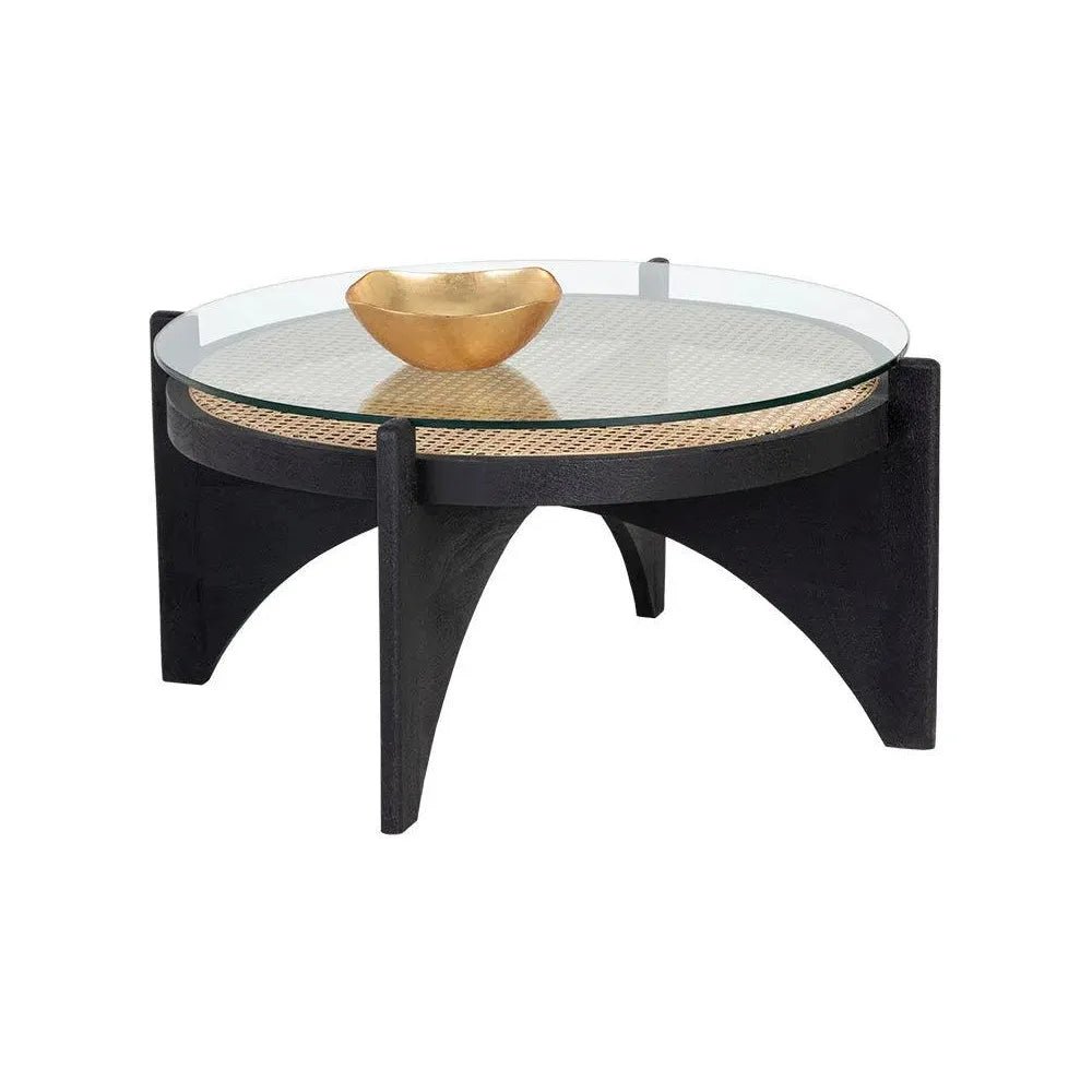 Adora Wooden Round Coffee Table - LOOMLAN - SUNPAN - Coffee Tables