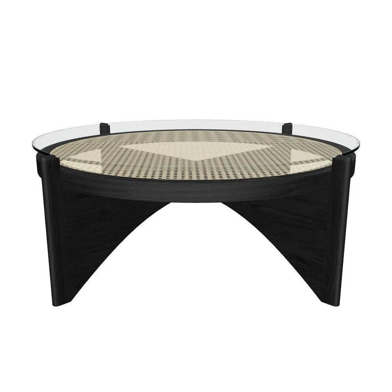 Adora Wooden Round Coffee Table - LOOMLAN - SUNPAN - Coffee Tables