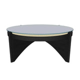 Adora Wooden Round Coffee Table - LOOMLAN - SUNPAN - Coffee Tables