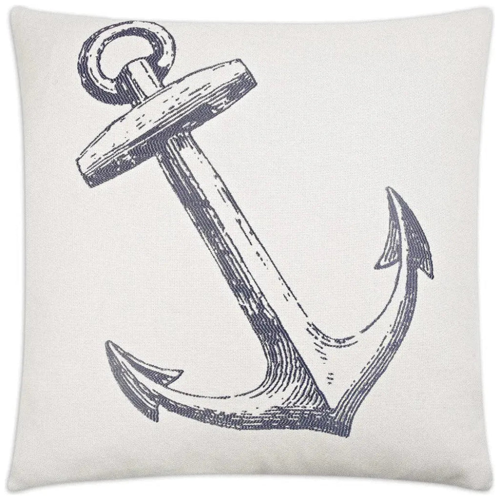 Adrift Navy Blue Throw Pillow With Insert - LOOMLAN - D.V. Kap - Throw Pillows