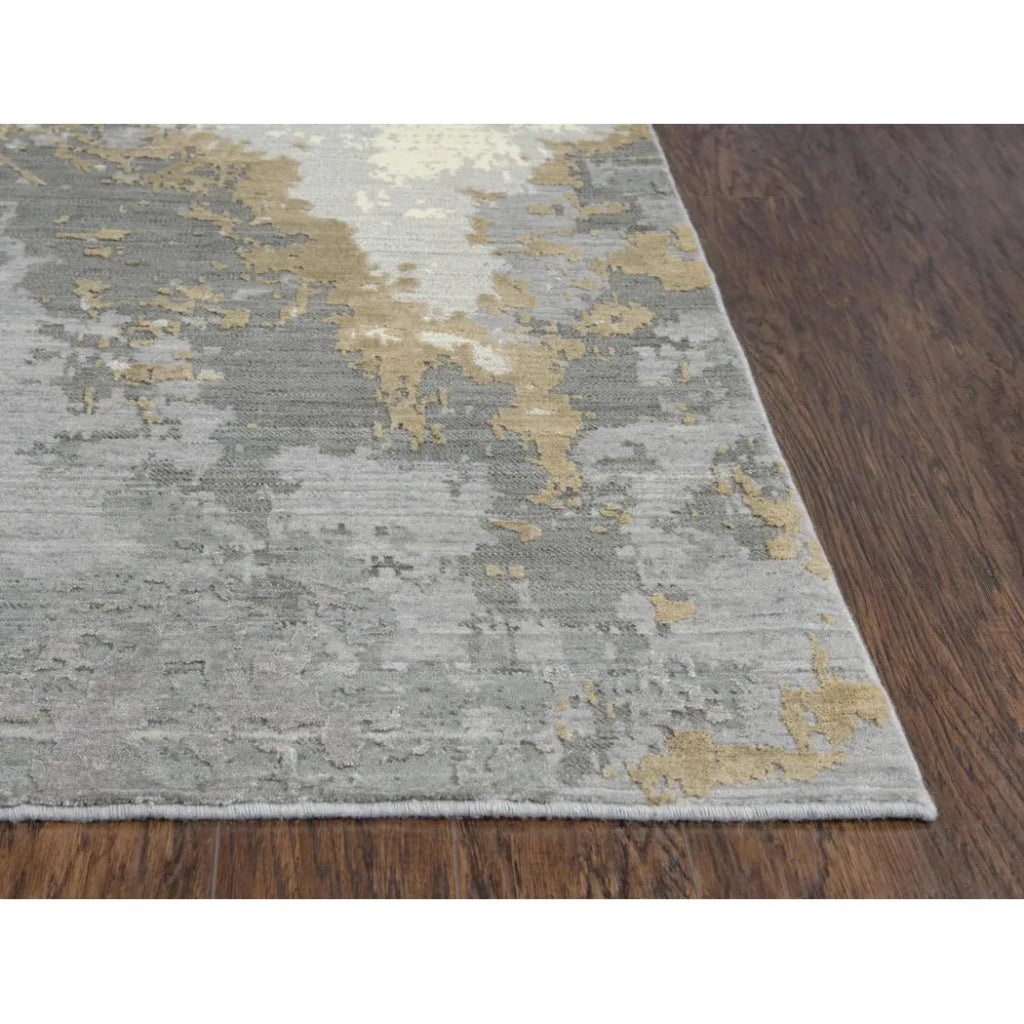 Adva Abstract Gray Large Area Rugs For Living Room - LOOMLAN - LOOMLAN - Area Rugs