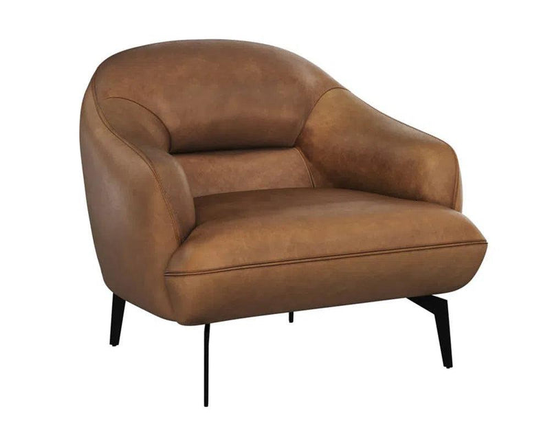 Armani Leather Upholstered Armchair