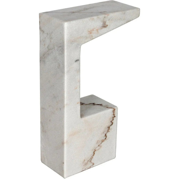 Aero Marble Rectangle Side Table - LOOMLAN - Noir - Side Tables