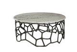 Sebastian Marble Topped Round Coffee Table