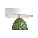 Olivia Ceramic Made With Gold Base Table Lamp