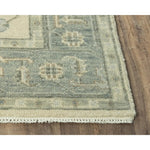 Afta Border Pastel Teal Large Area Rugs For Living Room - LOOMLAN - LOOMLAN - Area Rugs