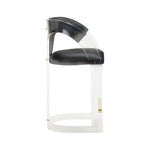 After Midnight Clear Acrylic Frame Bar Stool - LOOMLAN - Wildwood - Bar Stools