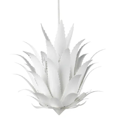 Agave 9 - Light White Chandelier - LOOMLAN - Currey & Co - Chandeliers