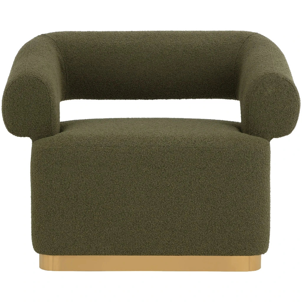 Aggie Performance Fabric Swivel Lounge Chair - LOOMLAN - Lounge Chairs