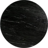 Aipe Black and Brown Wood Round Dining Table - LOOMLAN - Zuo Modern - Dining Tables
