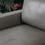 Alabama Leather Sofa Dark Gray Made the USA - LOOMLAN - Uptown Sebastian - Sofas & Loveseats