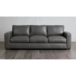 Alabama Leather Sofa Dark Gray Made the USA - LOOMLAN - Uptown Sebastian - Sofas & Loveseats