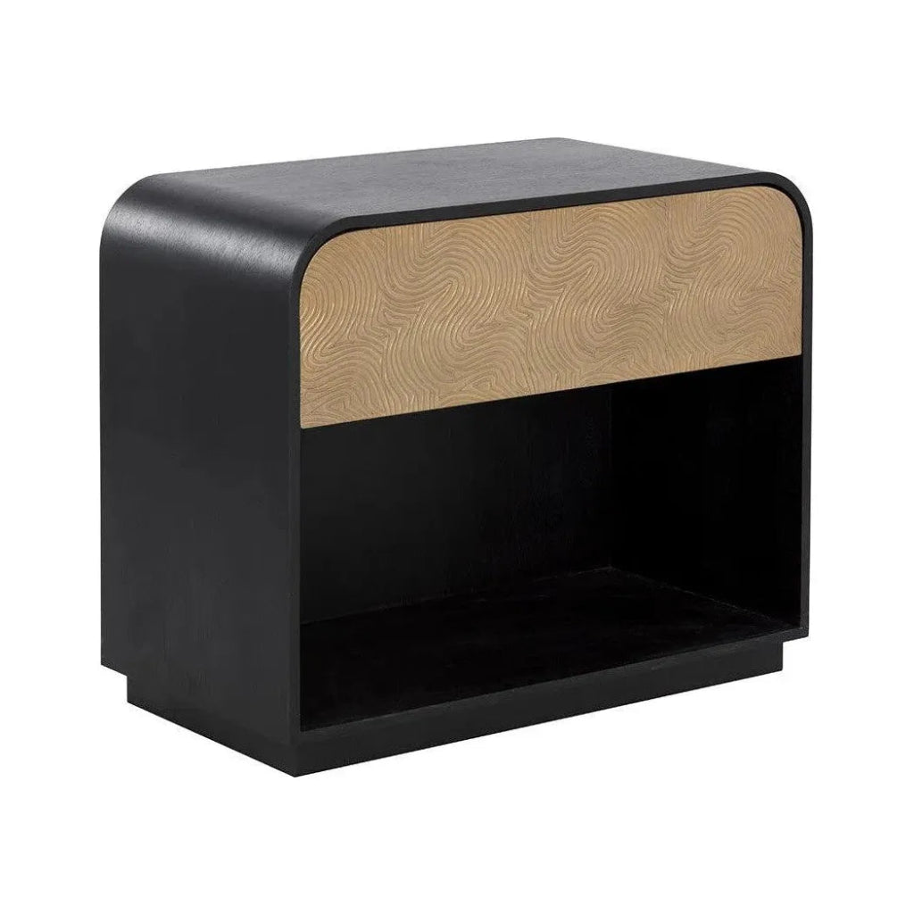 Algarve Mango Wooden Nightstand - LOOMLAN - Nightstands